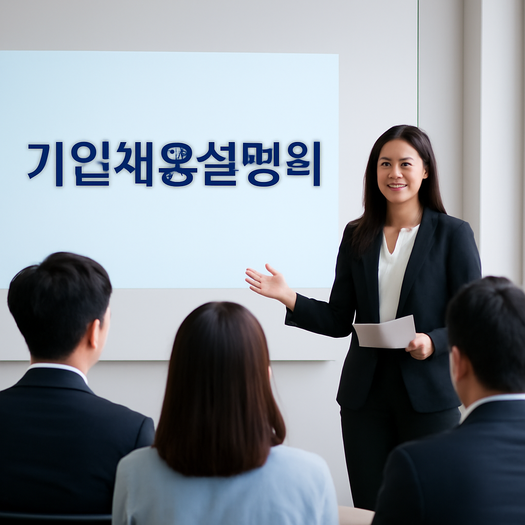 기업채용설명회 대표 이미지
